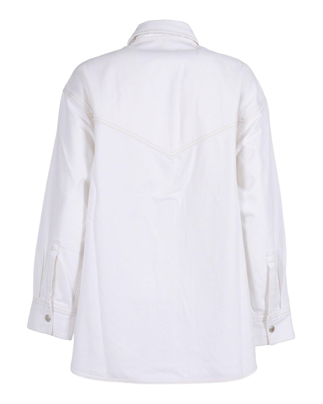 Agolde White Lotta Western Shirt