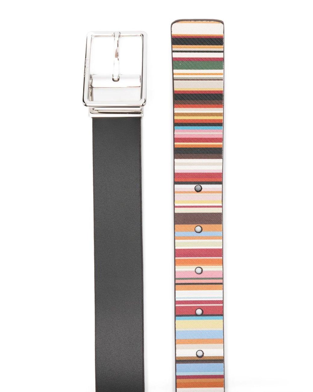 Paul Smith White Leather Belt