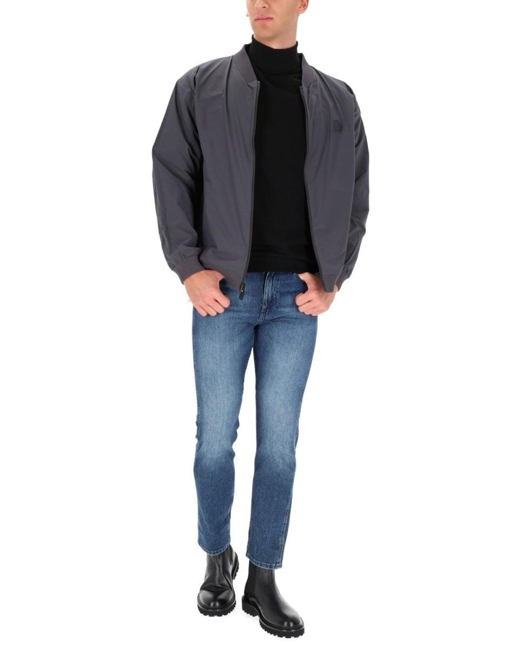 Boss Gray "Future Hy" Sweatshirt for men
