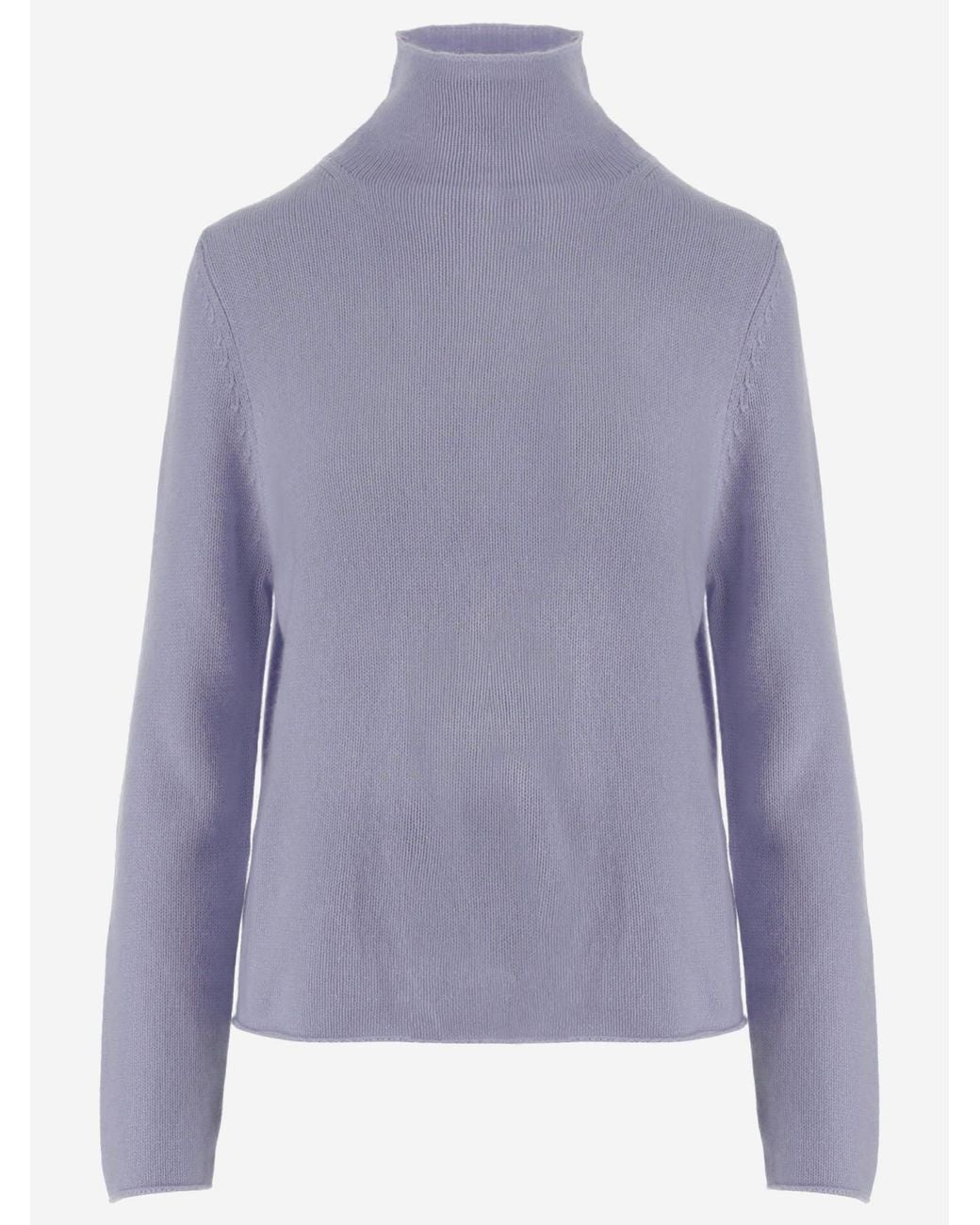 Allude Purple Cashmere Sweater