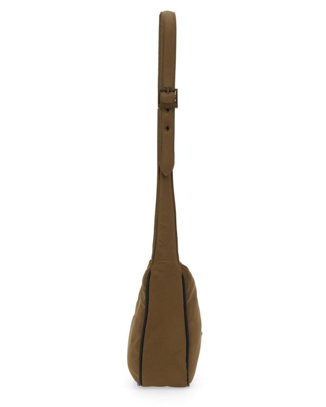 Saint Laurent Brown Le 5 À 7 Logo Plaque Crossbody Bag for men