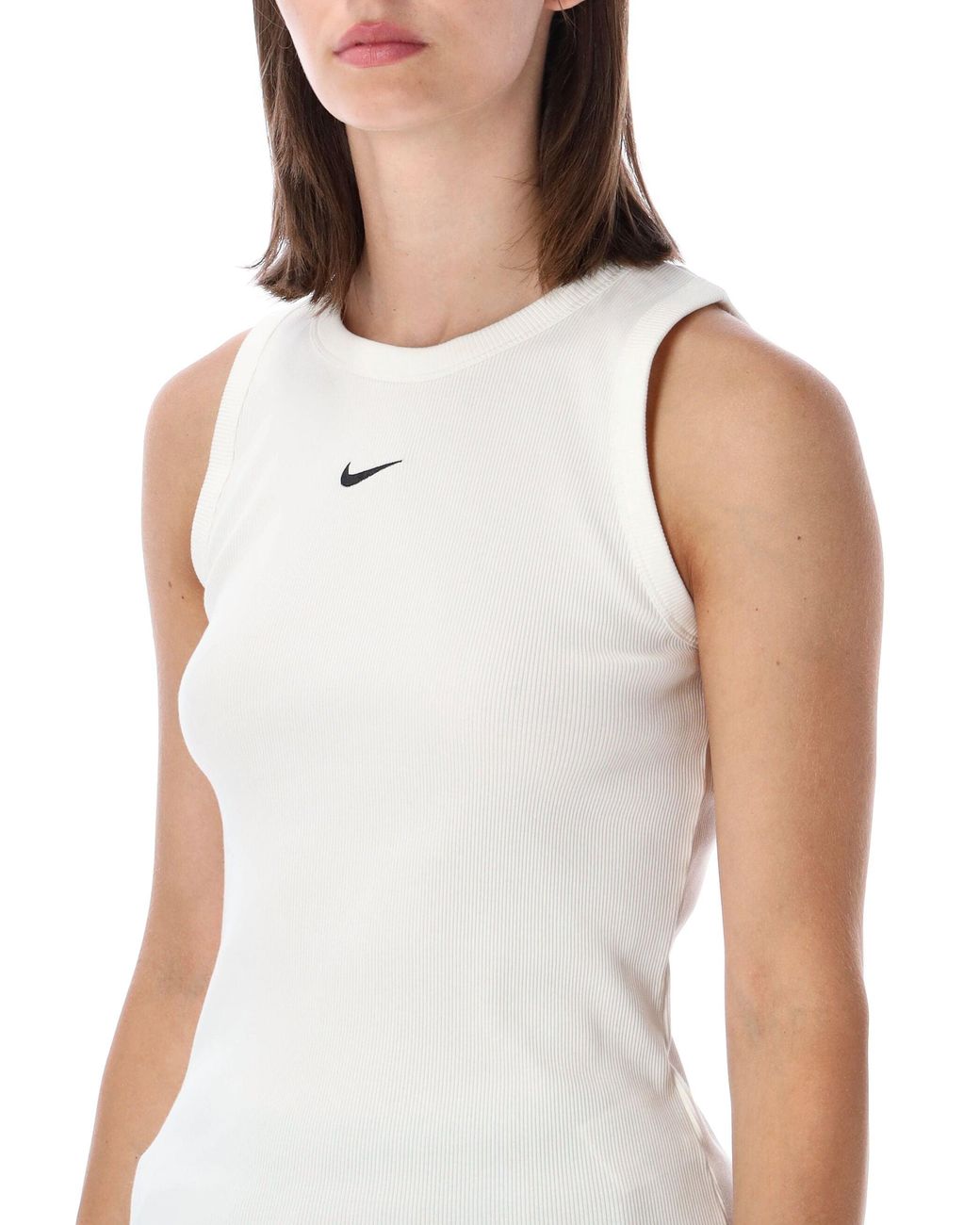 Nike White Performance Athletic Top