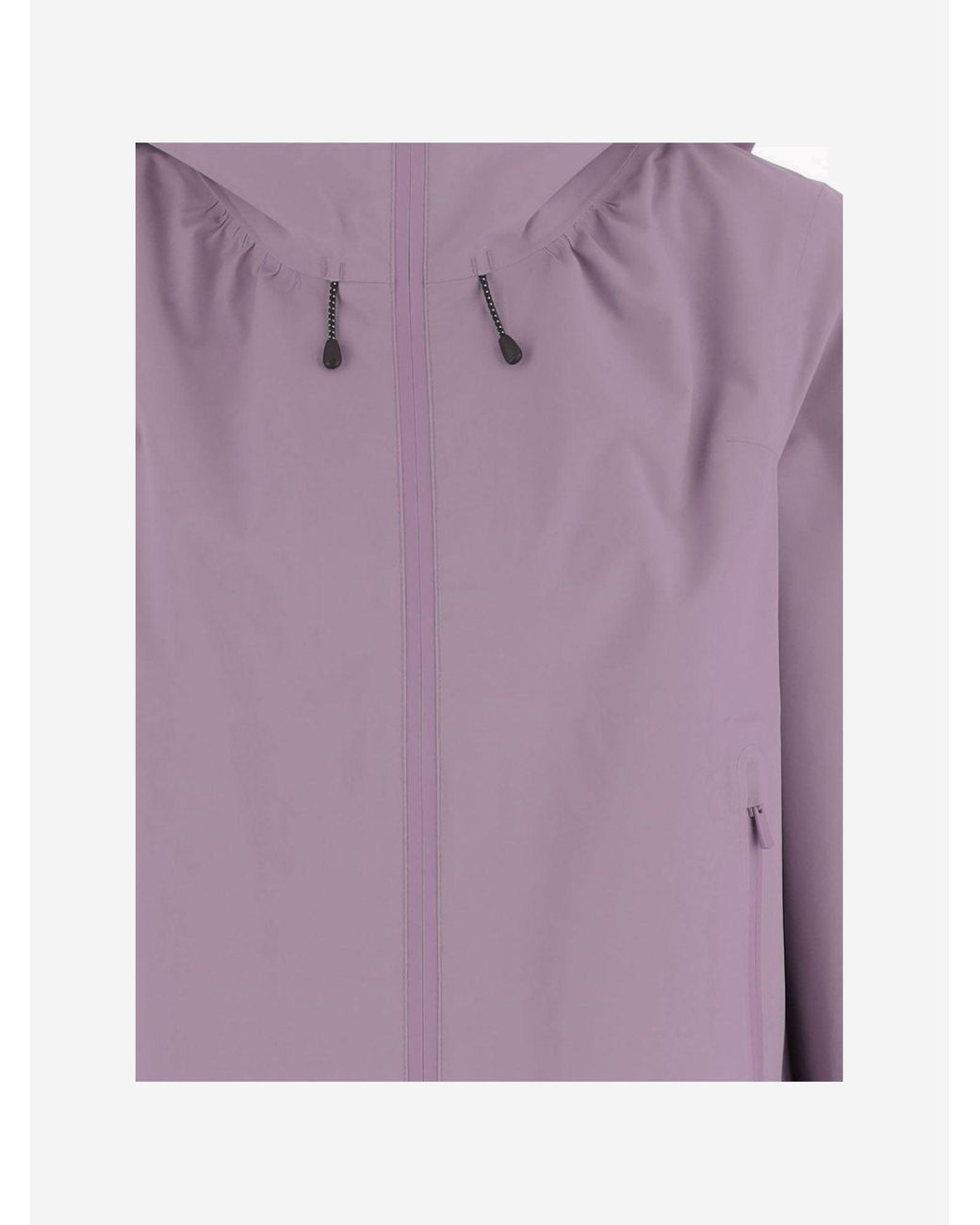 Save The Duck Purple Nylon Jacket With Hood