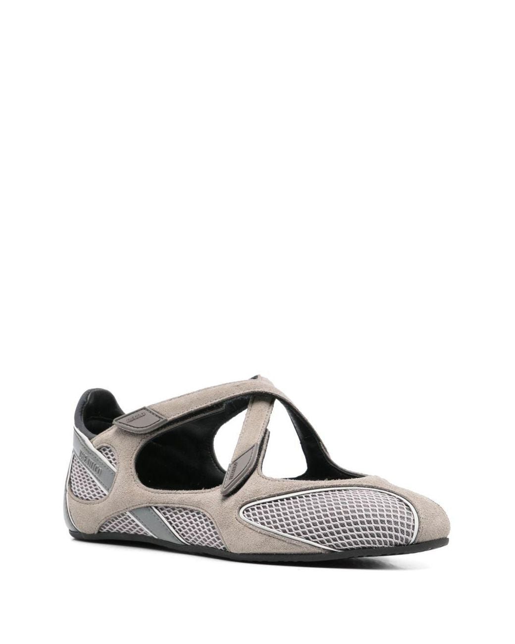 The Attico Gray Fllor 01 Ballet Flats