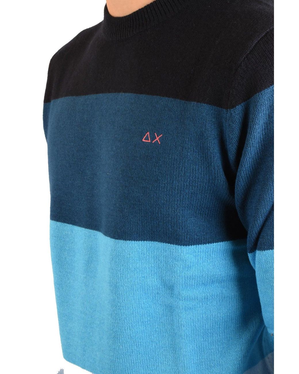 Pulls Multicolore Sun 68 en coloris Blue