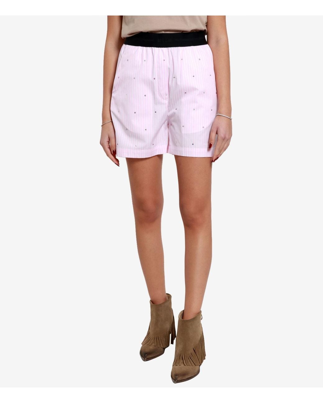 MSGM Pink Shorts