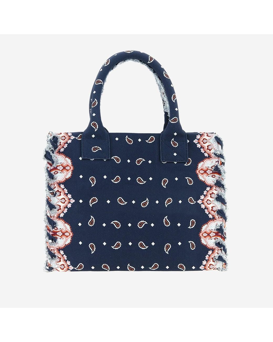 Pinko Blue Shopper Bag Cotton