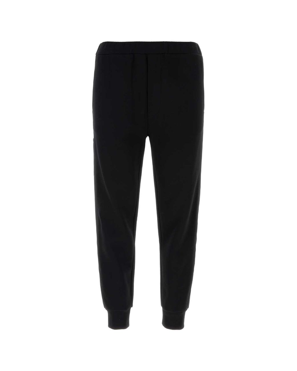 Prada Black Cotton Blend Joggers for men