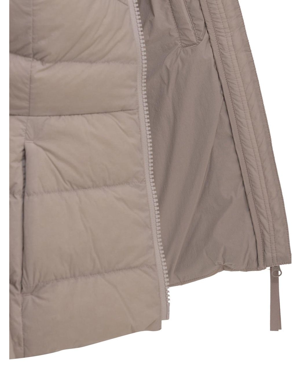 Canada Goose Gray "Clair" Short Down Jacket