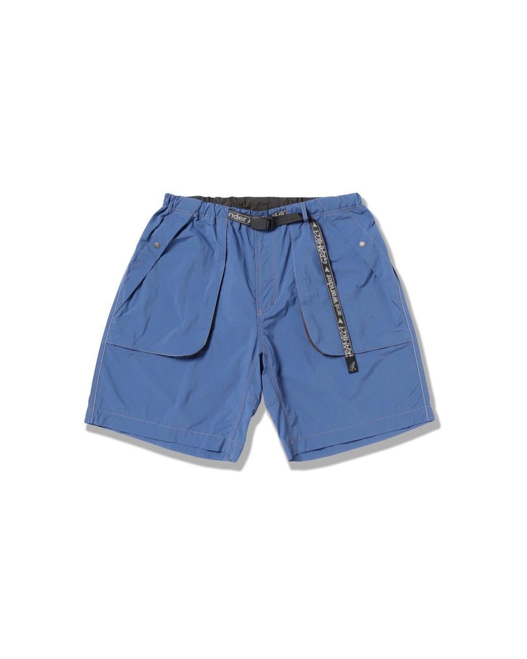 GRAMICCI x and wander Blue Brushed Nylon Short for men