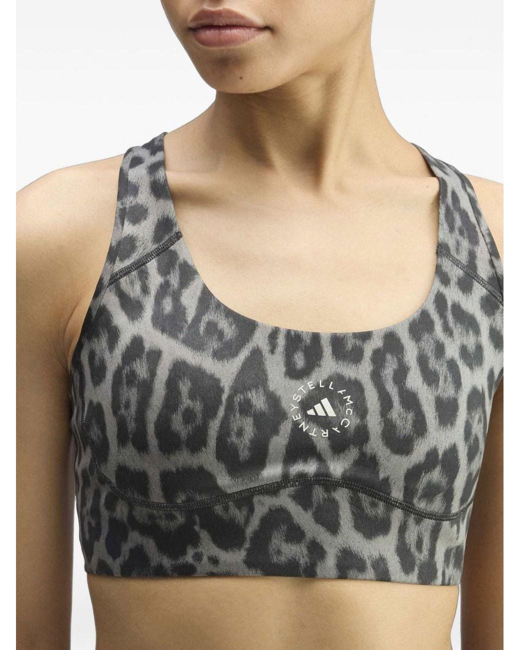 Adidas By Stella McCartney Gray Gym Bralette