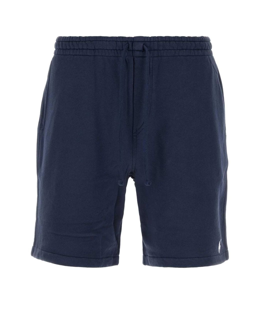 Polo Ralph Lauren Blue Polo Ralph Lauren Cotton Blend Knit Bermuda Shorts for men