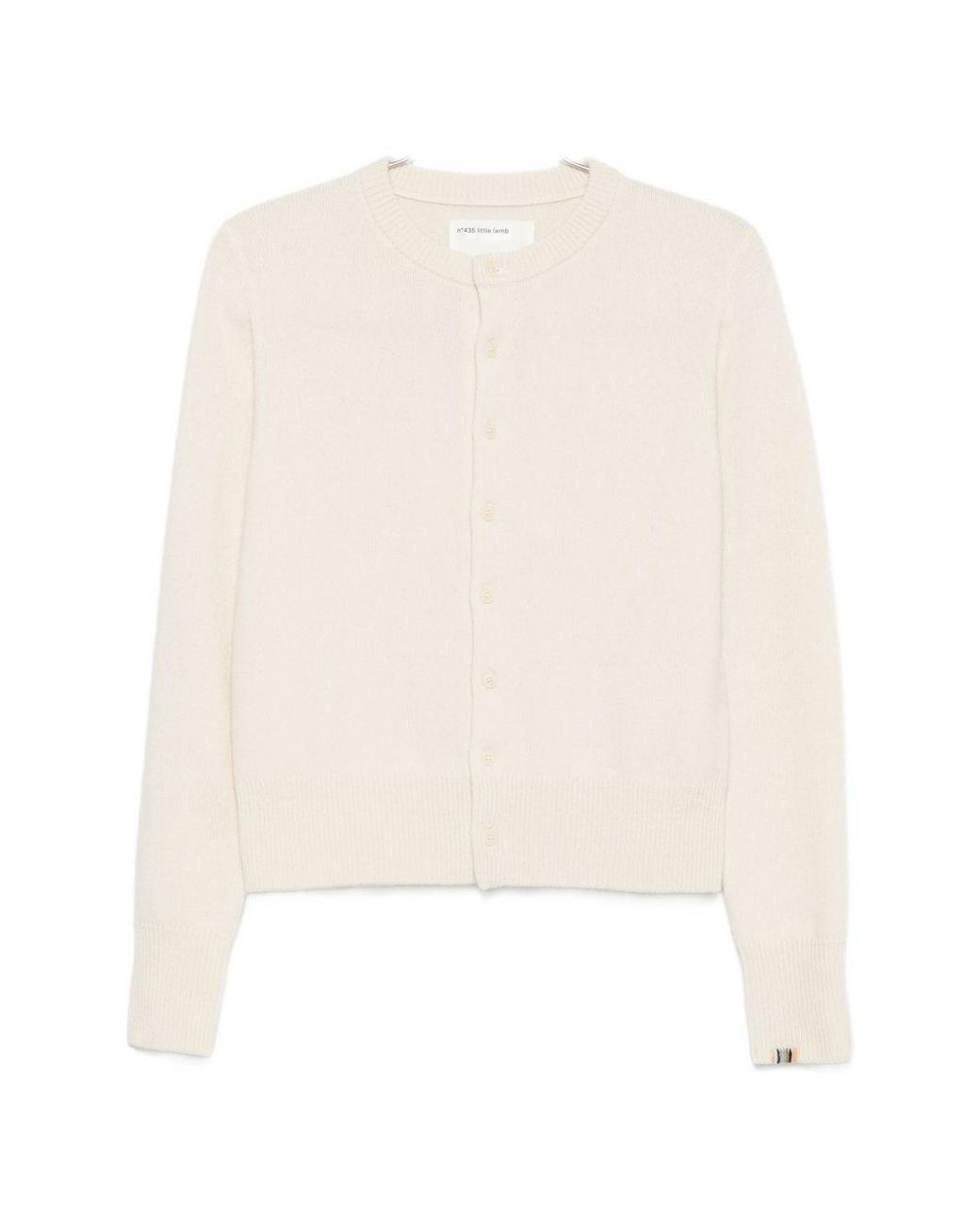Extreme Cashmere White Cashmere Cardigan