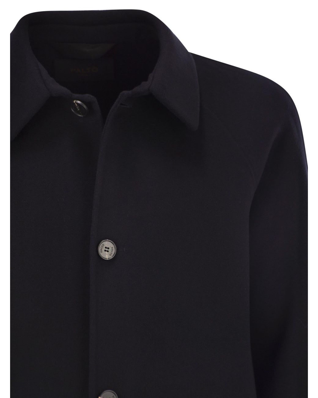 Paltò Blue Maurilio Wool Coat for men