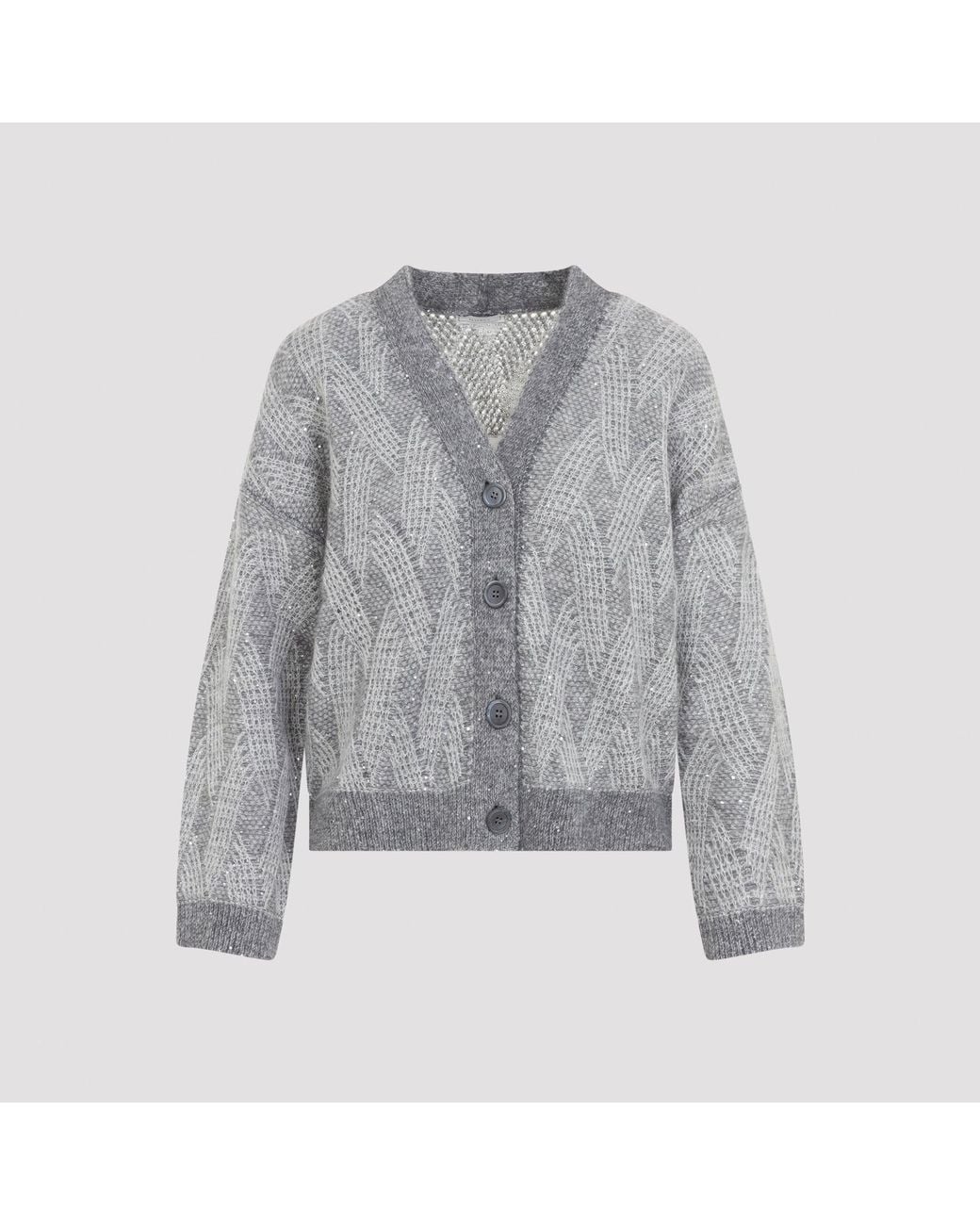 Peserico Gray Grigio Eclisse Cardigan