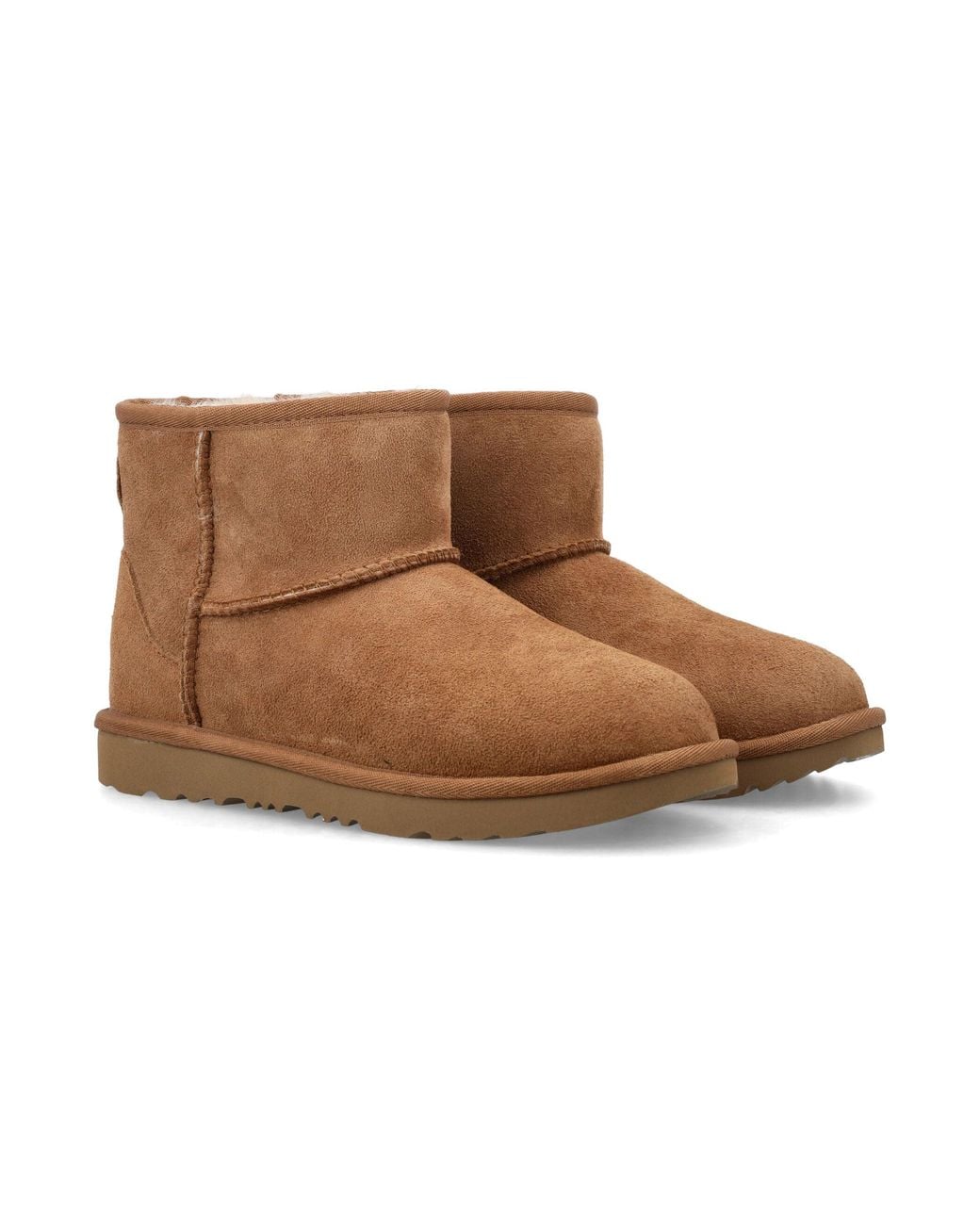 Ugg Brown Classic Mini Ii Boots For Girls