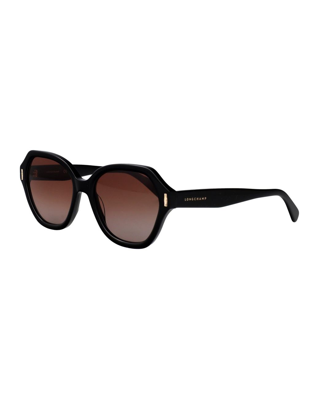 Longchamp Brown Acetate Sunglasses