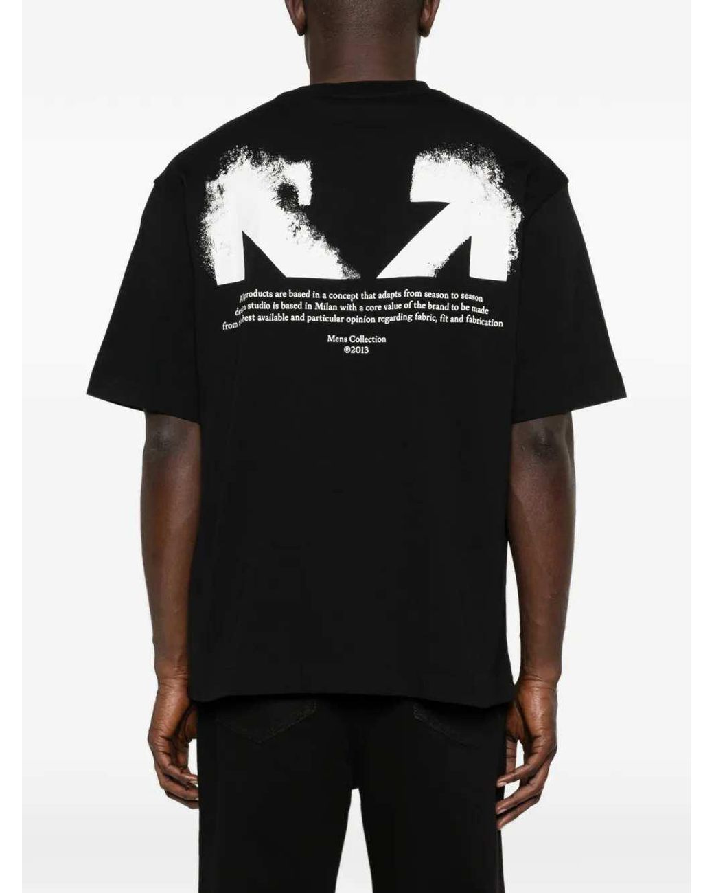Off-White c/o Virgil Abloh Black Cotton T Shirt