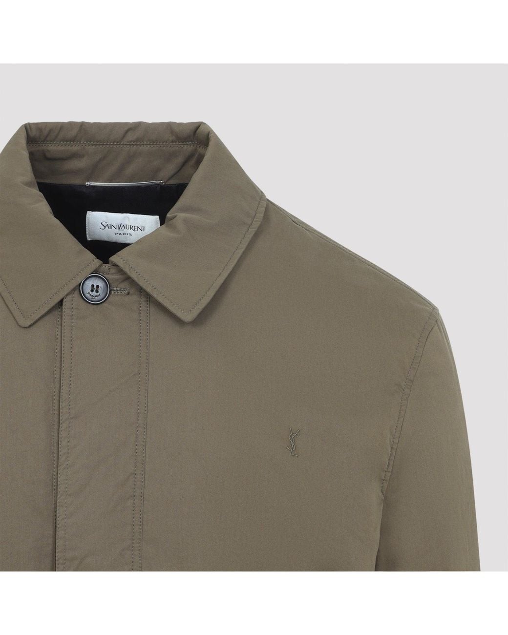 Cotton Jacket Saint Laurent de hombre de color Green