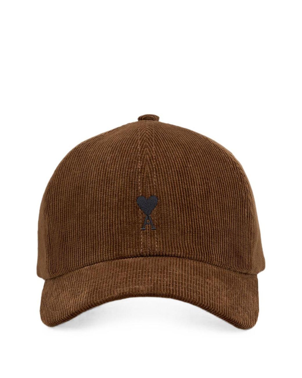 AMI Brown Velvet Baseball Cap