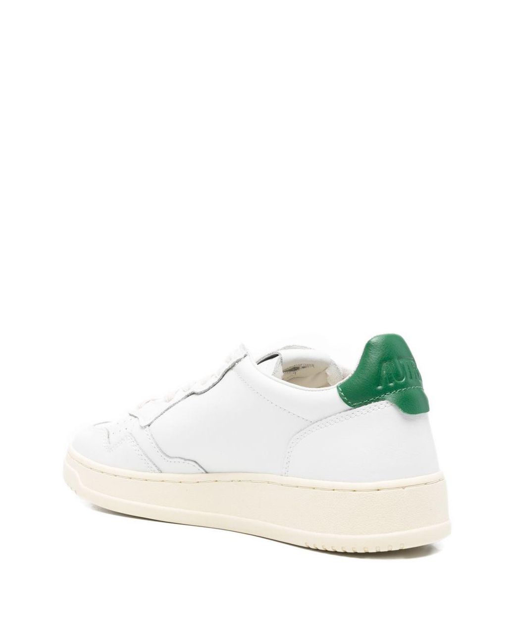 Autry White Medialist Low Sneakers