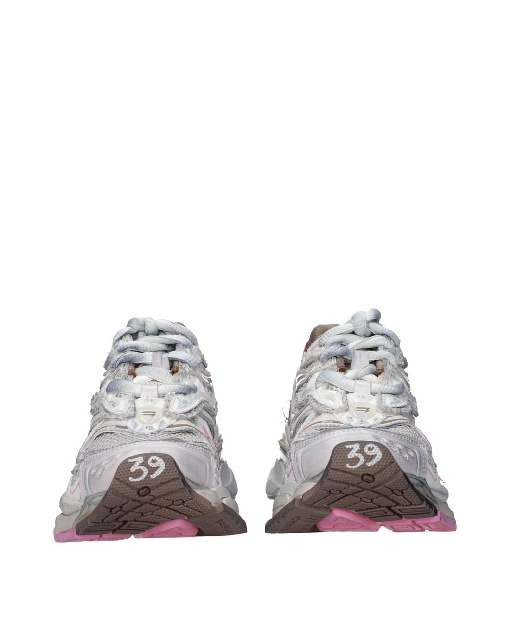 Balenciaga Gray Runner 2 Sneakers/ Fabric