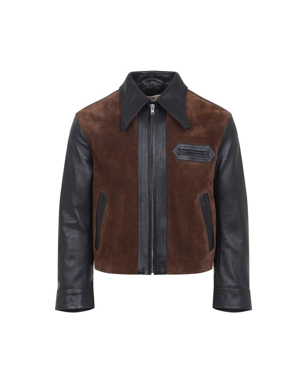 Marni Black Lethe Leather Jacket