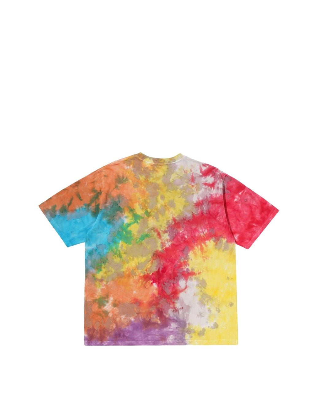 A Bathing Ape Multicolor Tie Dye College Relaxed Fit Tee M