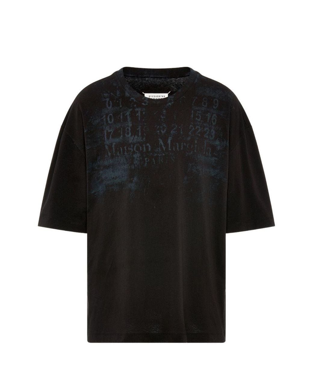Maison Margiela Black Oversized Cotton T Shirt
