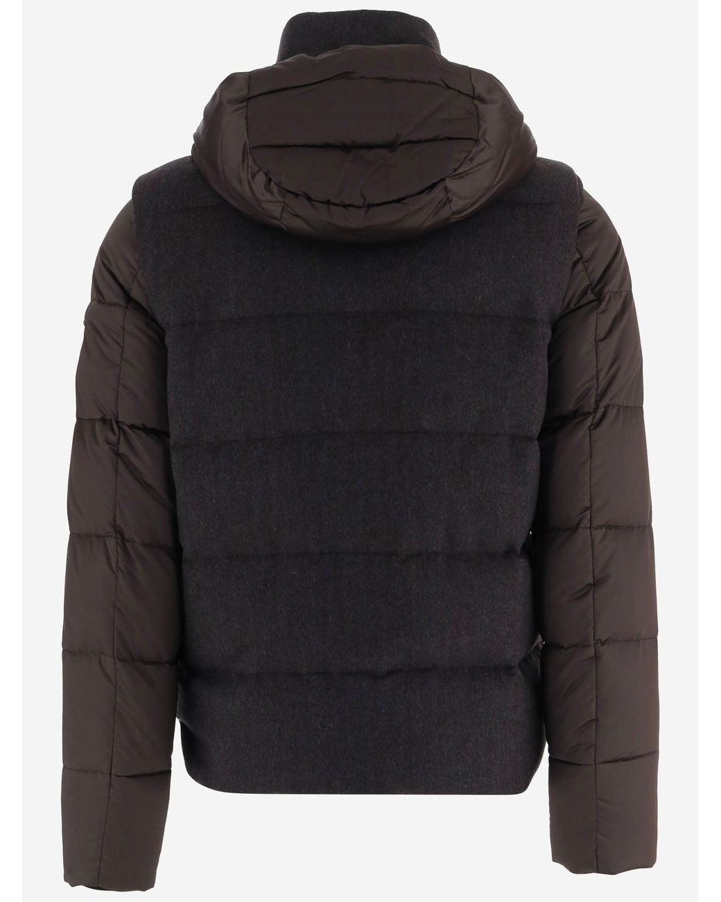 Moorer Black Wool And Cashmere Jacket