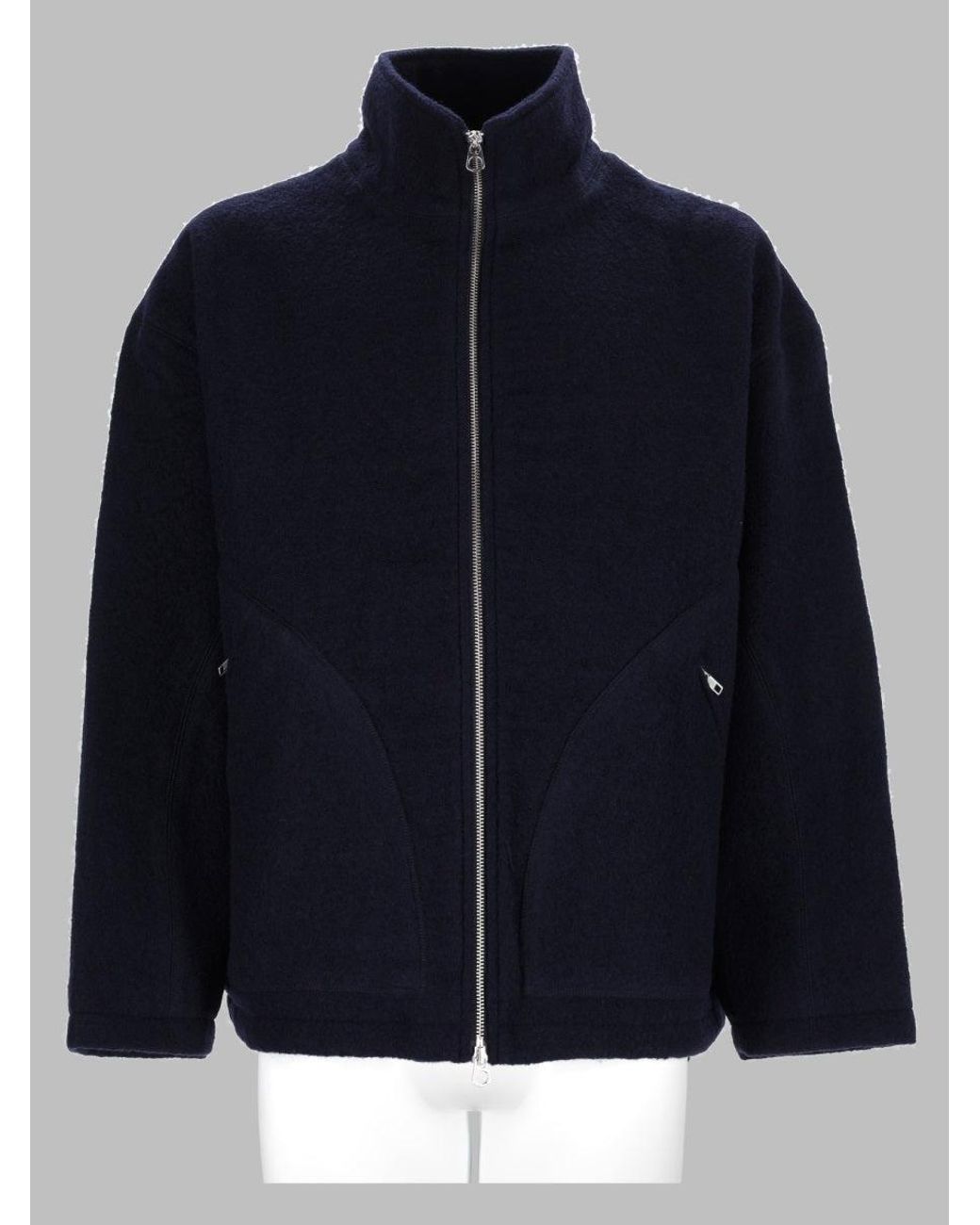 YMC Blue 100% Virgin Wool Jacket for men
