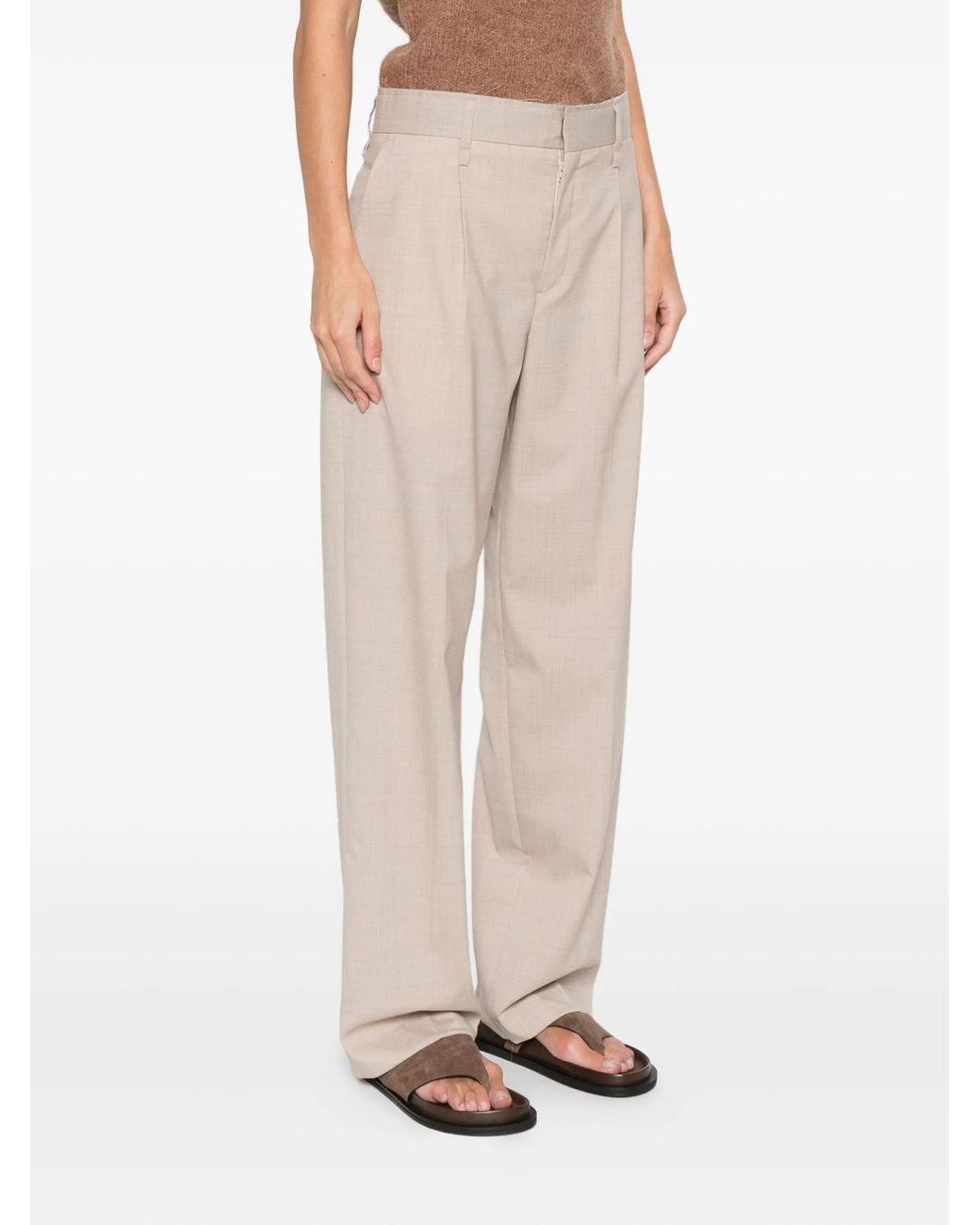 FEDERICO CINA Natural Classic Trousers
