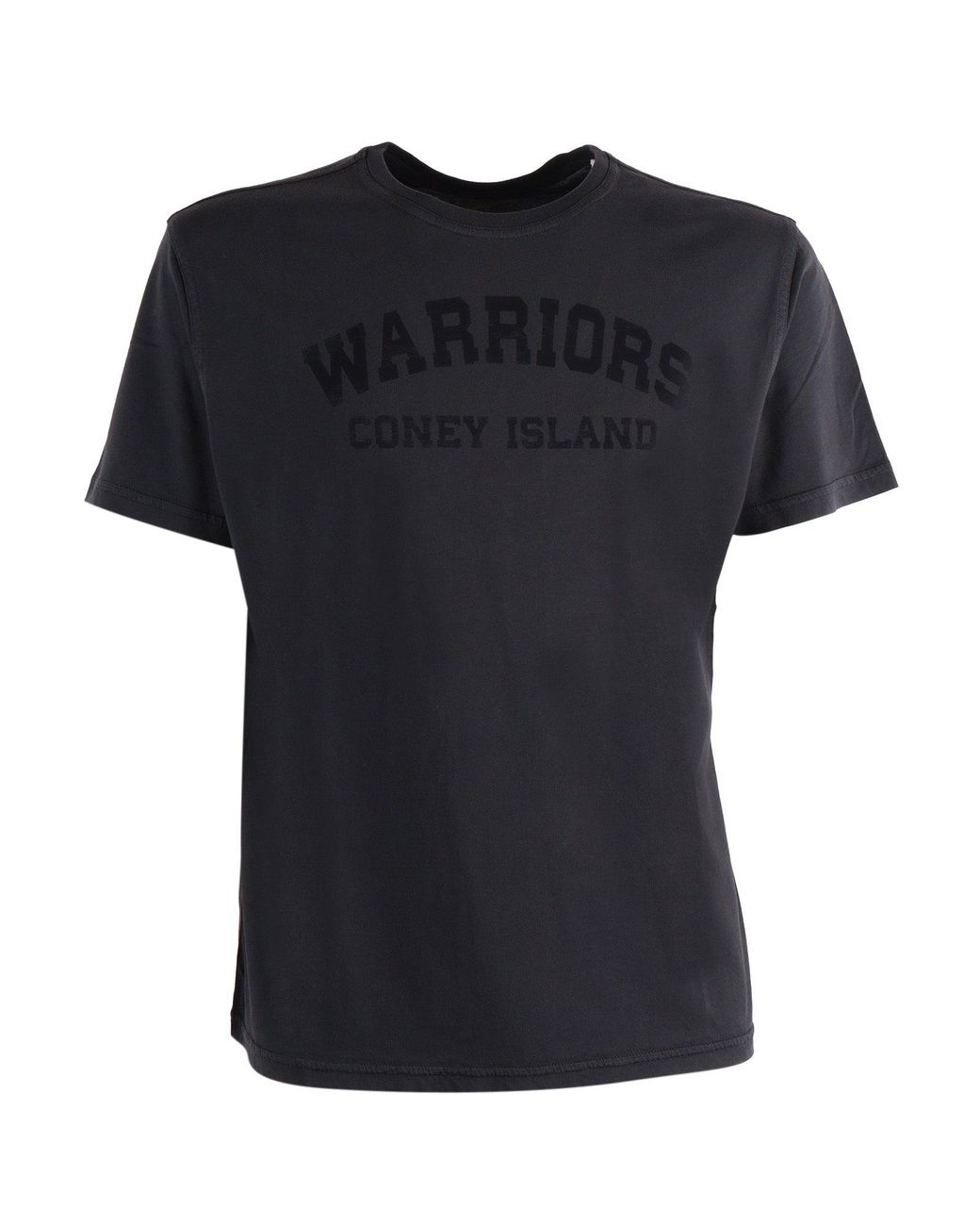 Bl'ker Black T Shirt Mc Grafica "Warriors"