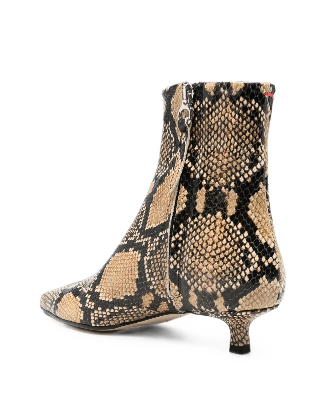 Aeyde Natural Sofie Stiefel Mit Schlangen-Effekt