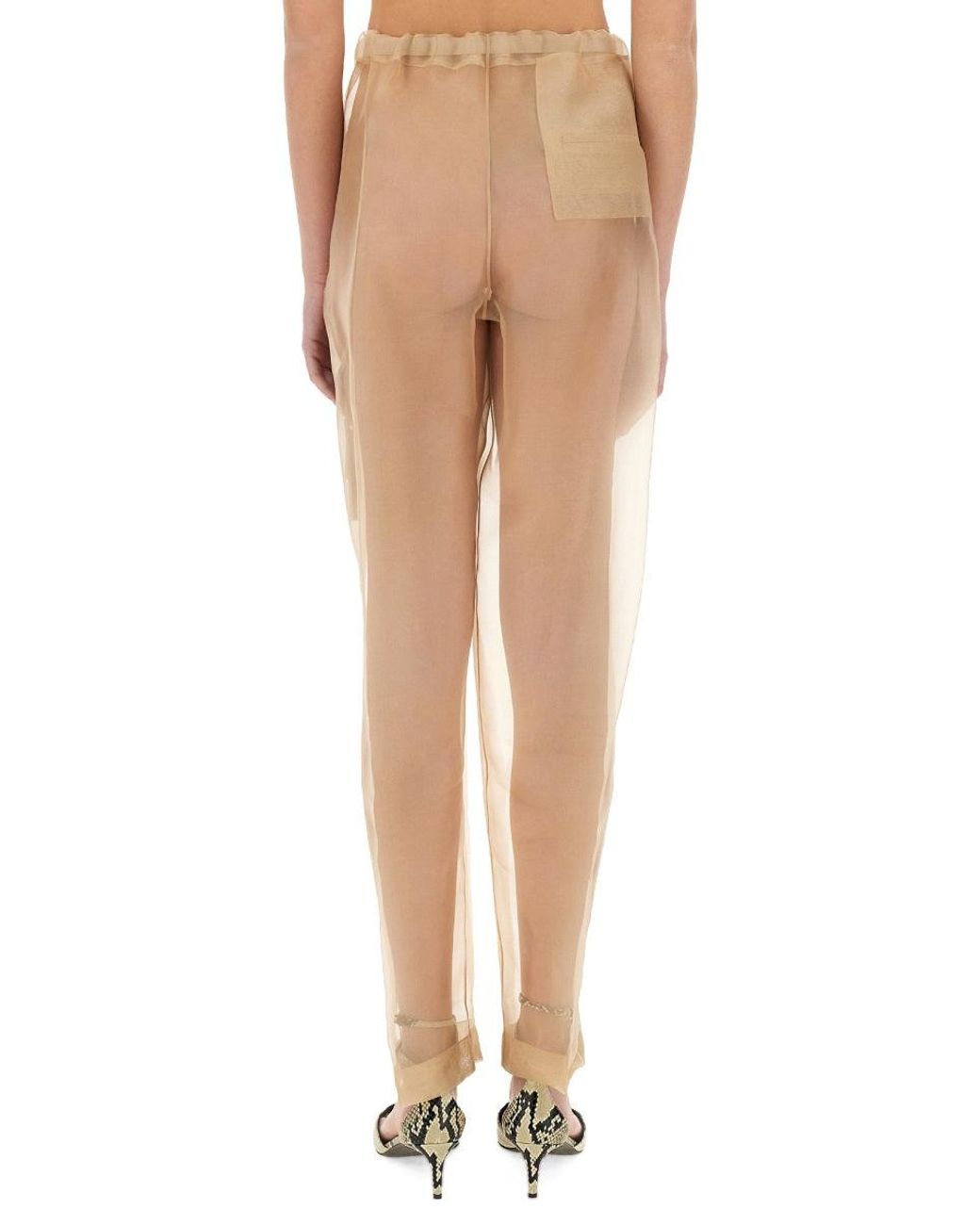 Khaite Natural Pants Trenton
