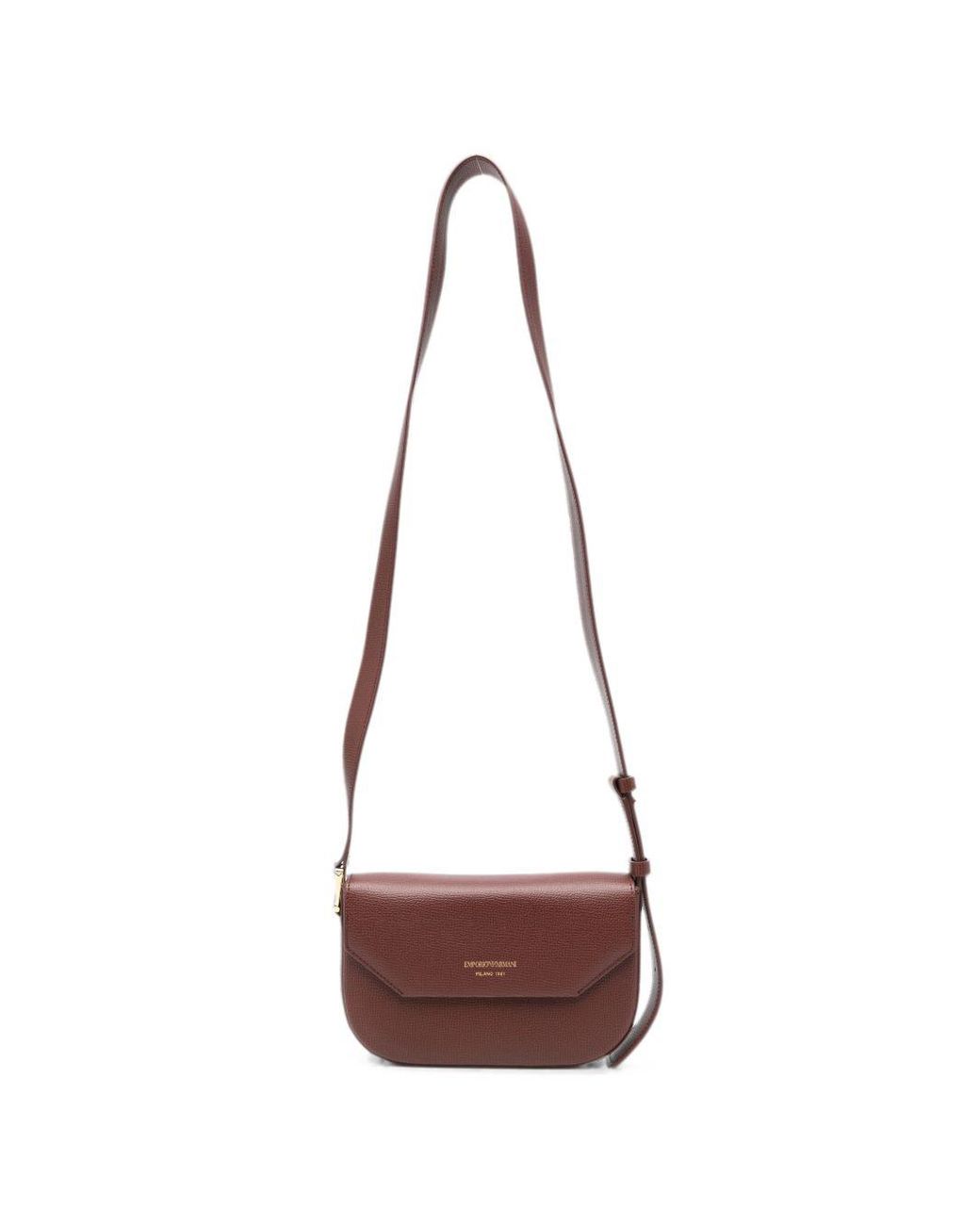 Emporio Armani White Leather Crossbody Bag