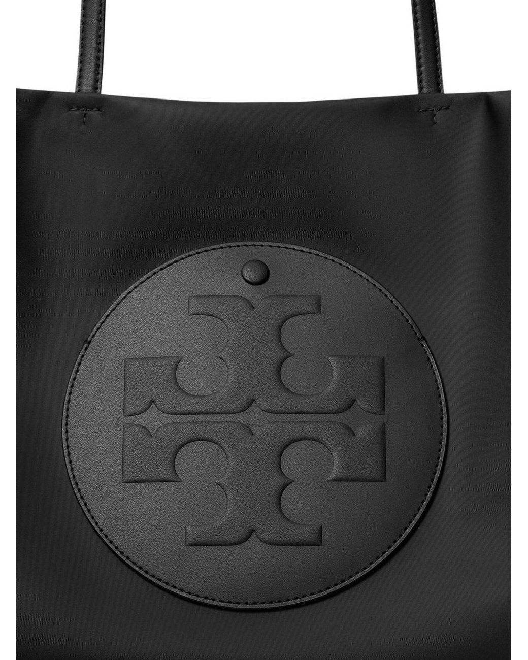 Tory Burch Black Ella große Nylontasche