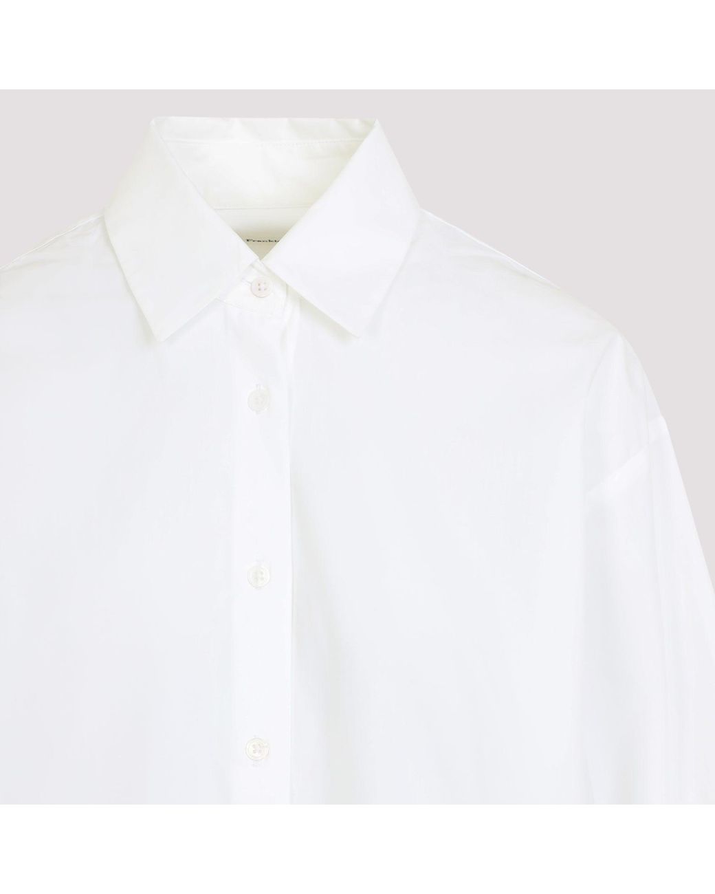 Frankie Shop White Tilda Wiof Sleeve Shirt