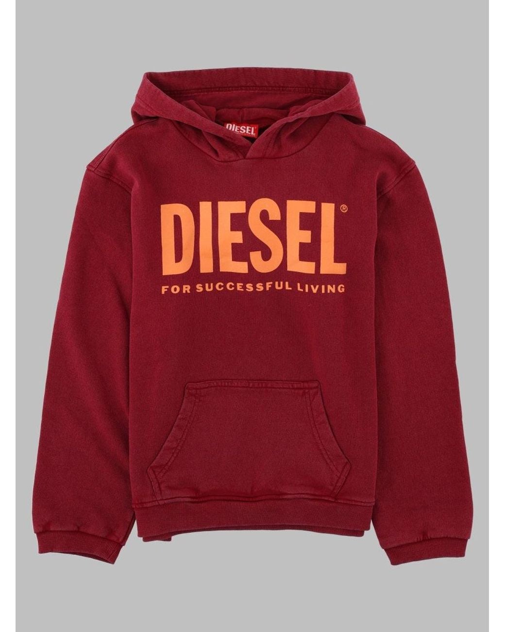 DIESEL Red Over Felpa