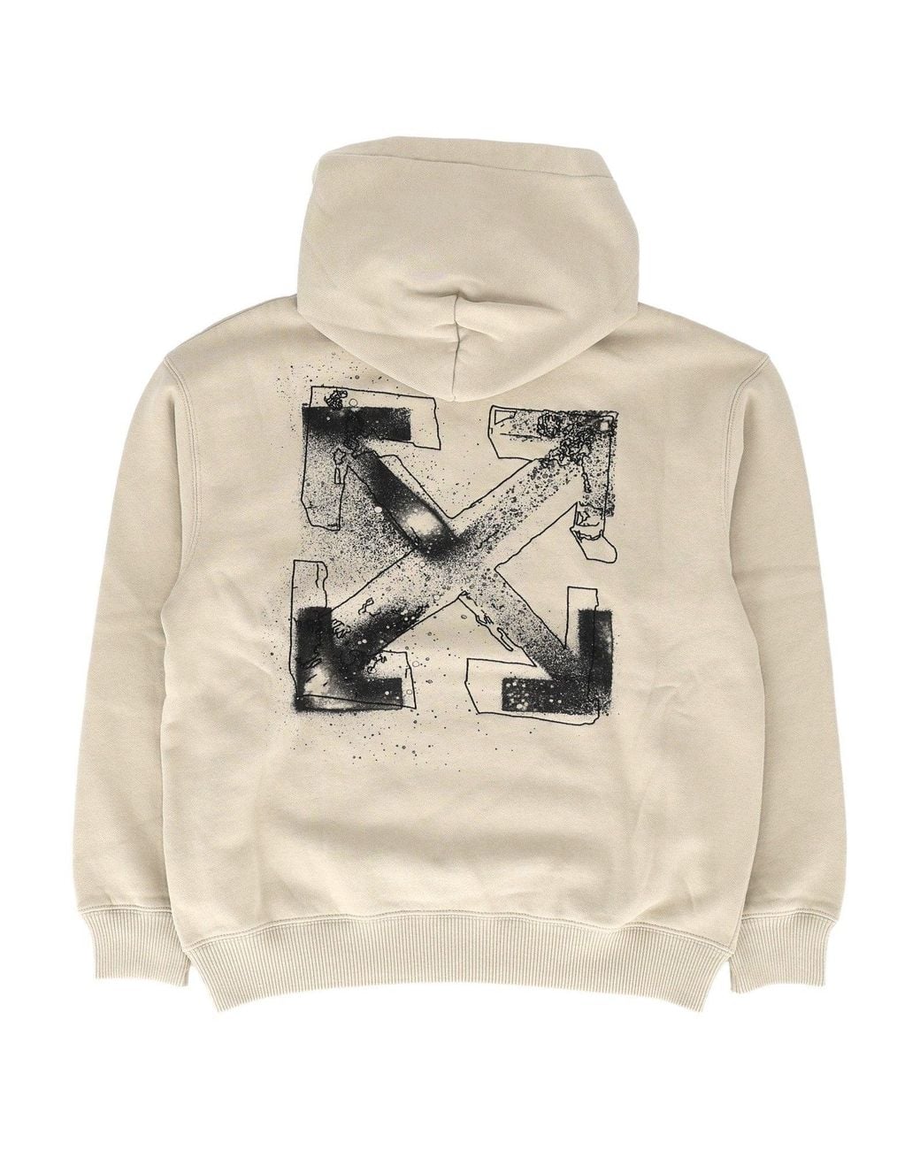 Off-White c/o Virgil Abloh Natural Hoodie À Manches Longues