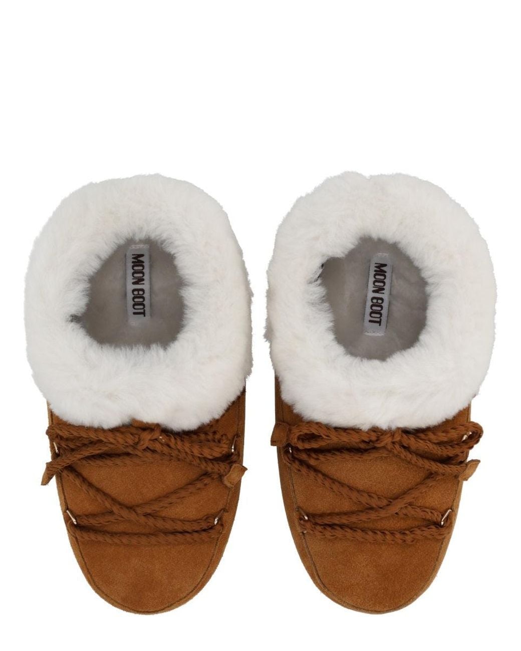Moon Boot Brown Leather Evx Mules