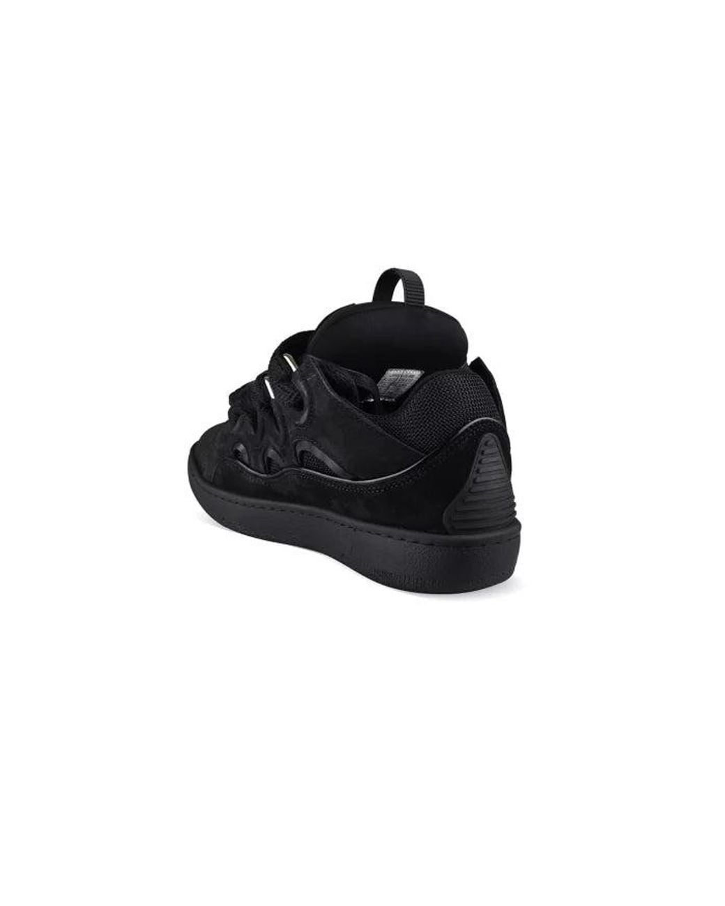 Lanvin Black Curb Sneakers