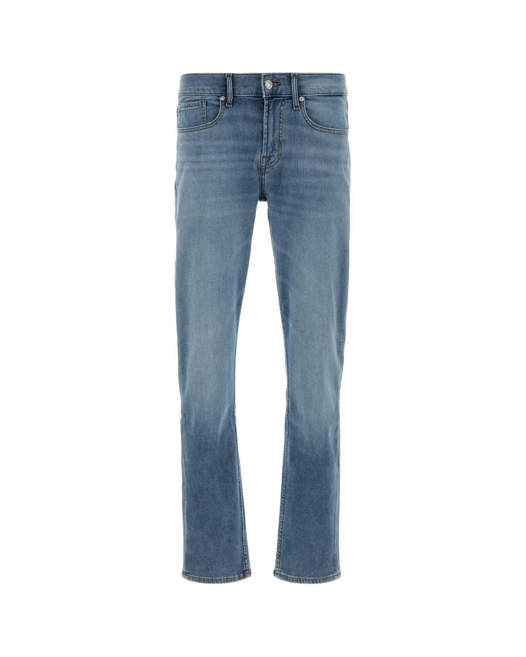 7 For All Mankind Blue Stretch Denim Jeans for men