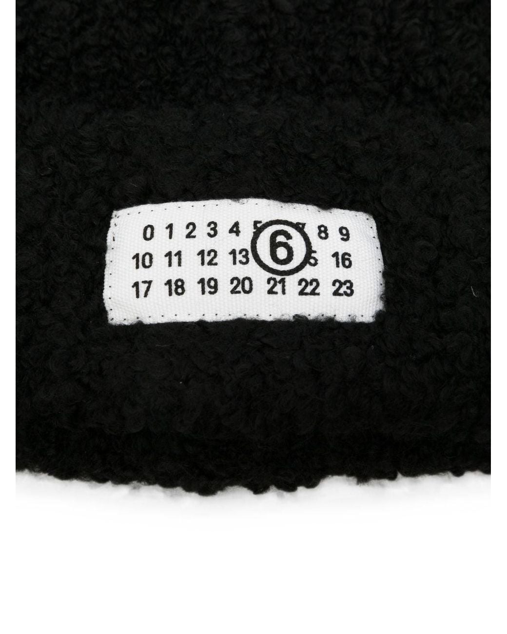 MM6 by Maison Margiela Black Knit Cap