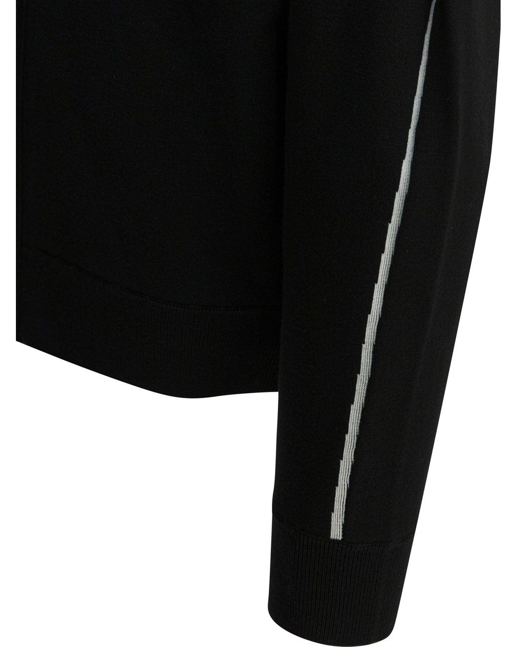 Givenchy Black "Couture Seam" Zip Sweater for men