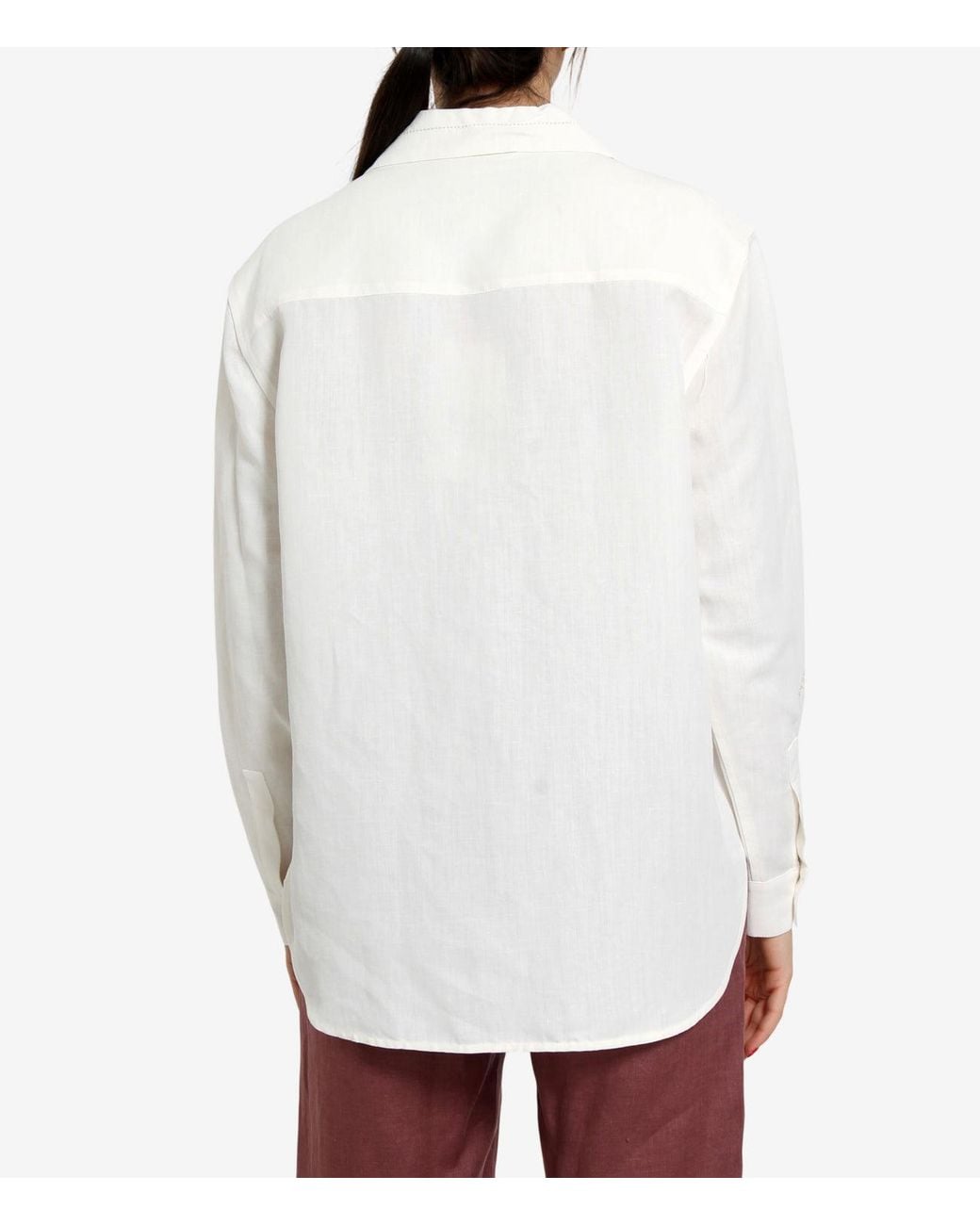 Semicouture Overhemden Optisch Wit in het White