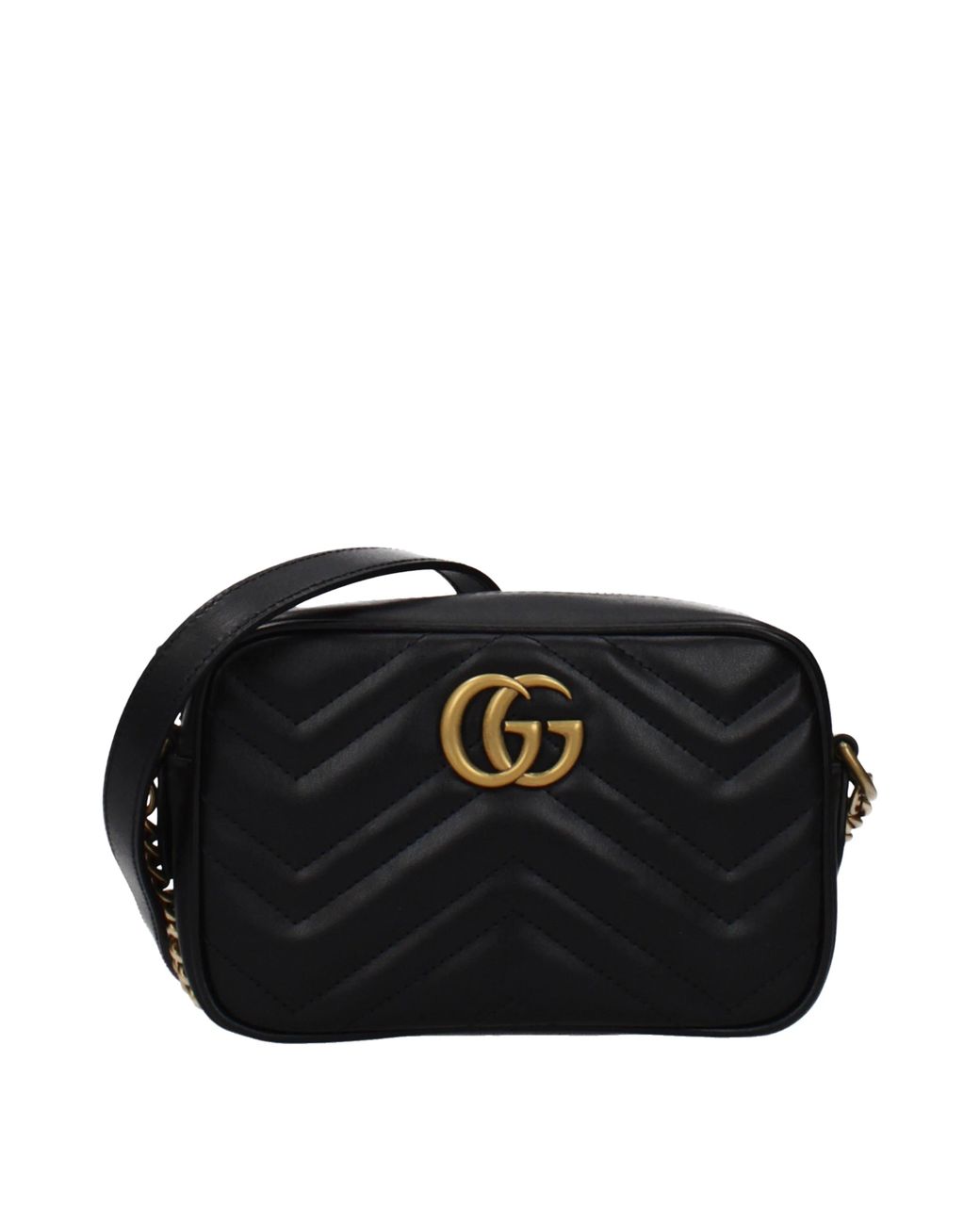 Gucci Black Leather Crossbody Bag