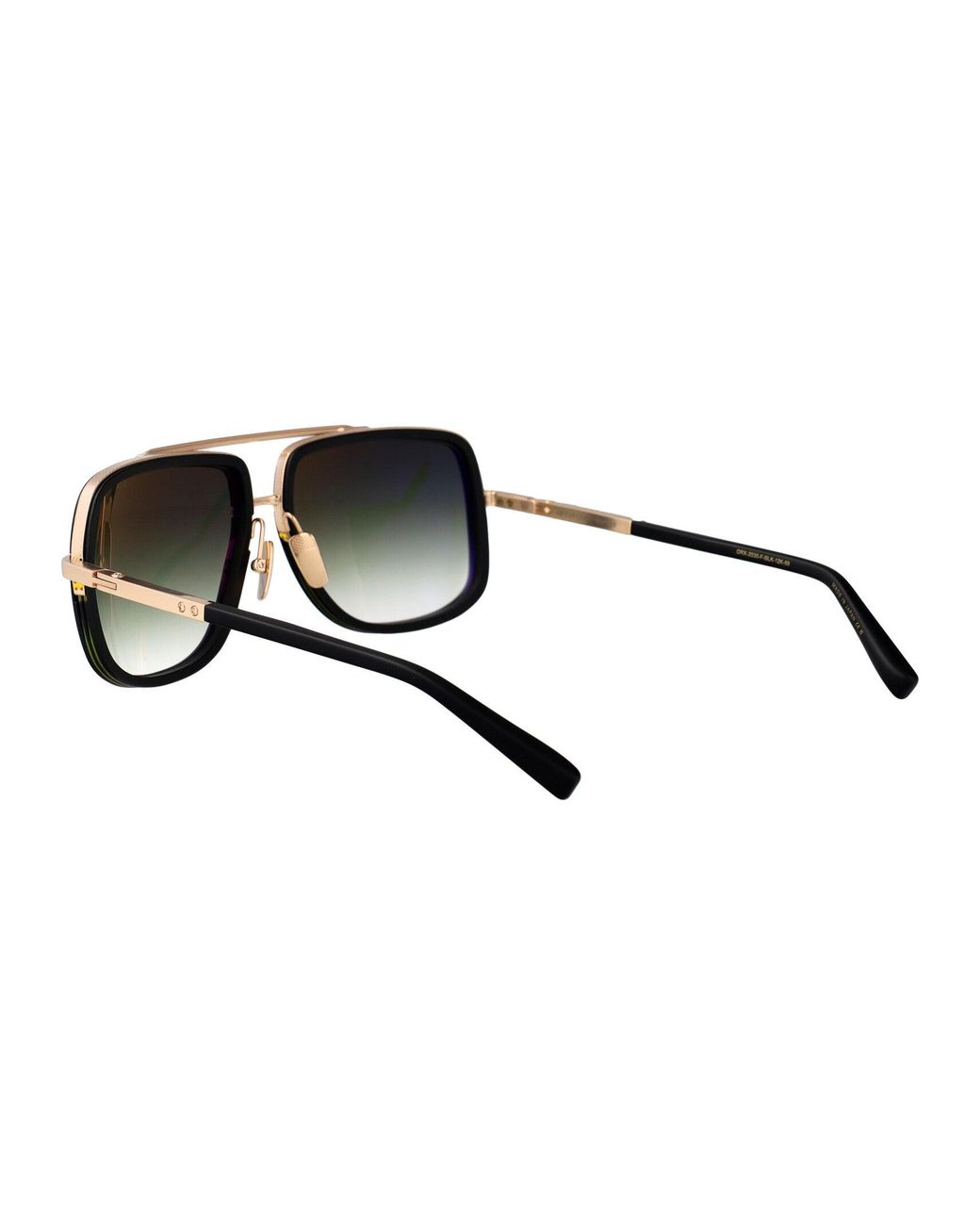 Dita Eyewear Green Aviator Sunglasses Drx 2030 F Blk 12 K Blk Gld