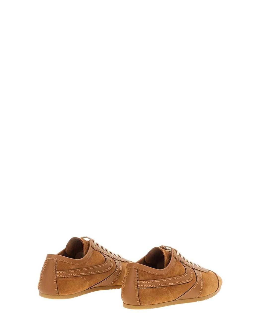 Dries Van Noten Brown Suede Sneakers