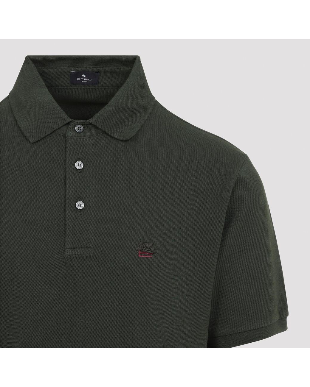 Etro Black Roma Polo